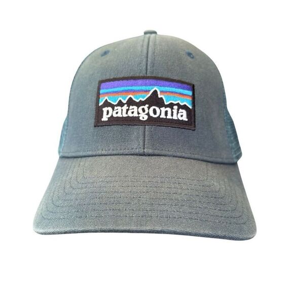 Patagonia Unisex Trucker Hat‎ Blue Adjustable Breathable Mesh Cap - Picture 1 of 6